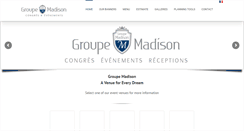 Desktop Screenshot of groupemadison.com
