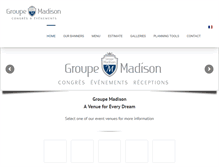 Tablet Screenshot of groupemadison.com